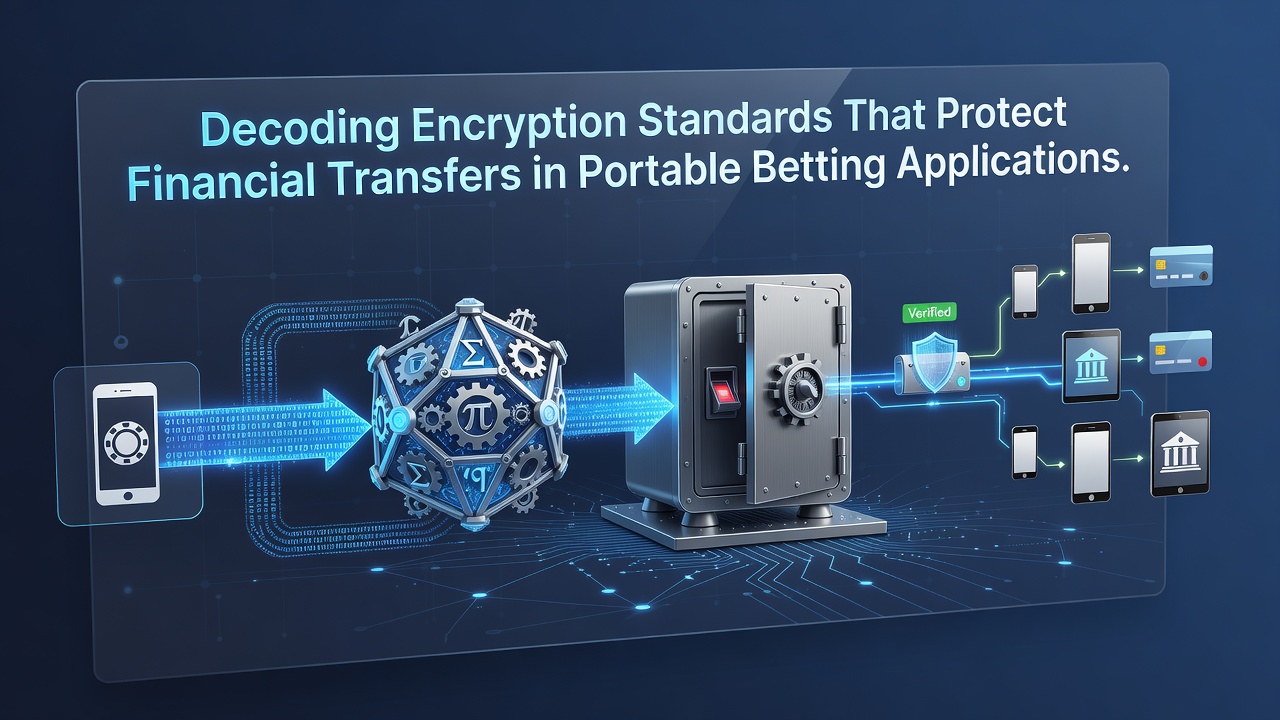 Secure encryption visualization for mobile financial transactions in betting apps